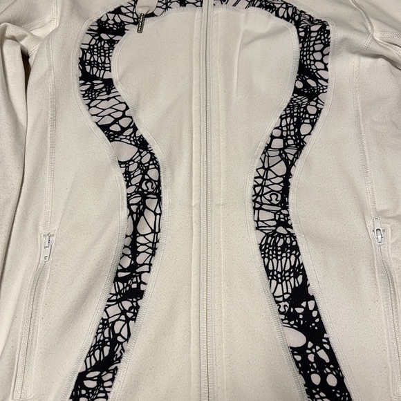 Lululemon Stride Jacket *Brushed White / White Black Glacier Lace Size 2 - Picture 10 of 13